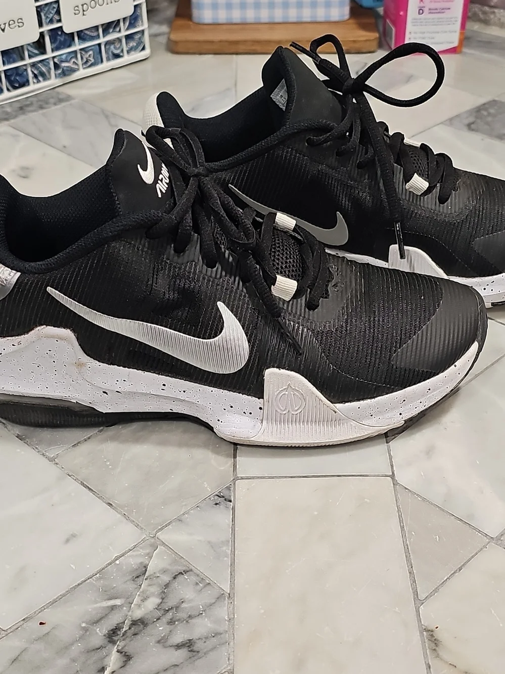 Nike AirMax Impact 4 Men’s Black and White Low-Top Athletic Sneakers